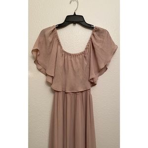 Blush Pink maxi dress